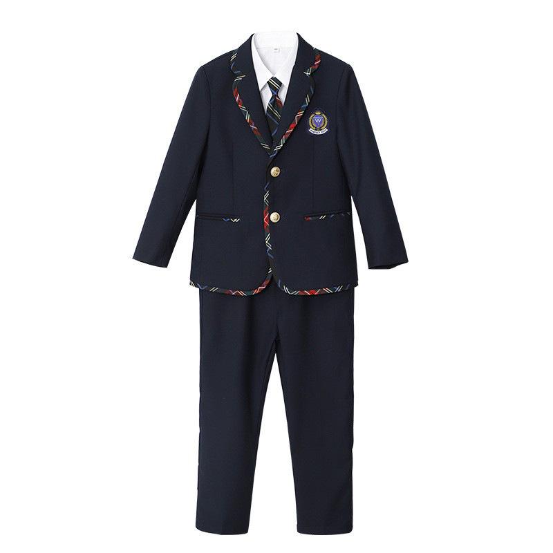 Children's British-Style School Uniform: Spring/Autumn Kindergarten & Primary Performance Formal Wear Set