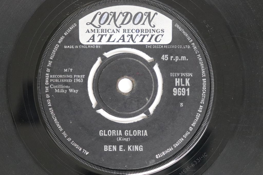 7inch Record BEN E. KING - Gloria Gloria / How Can I Forget HLK9691 LONDON AMERICAN 1963 UK Soul/Funk Used