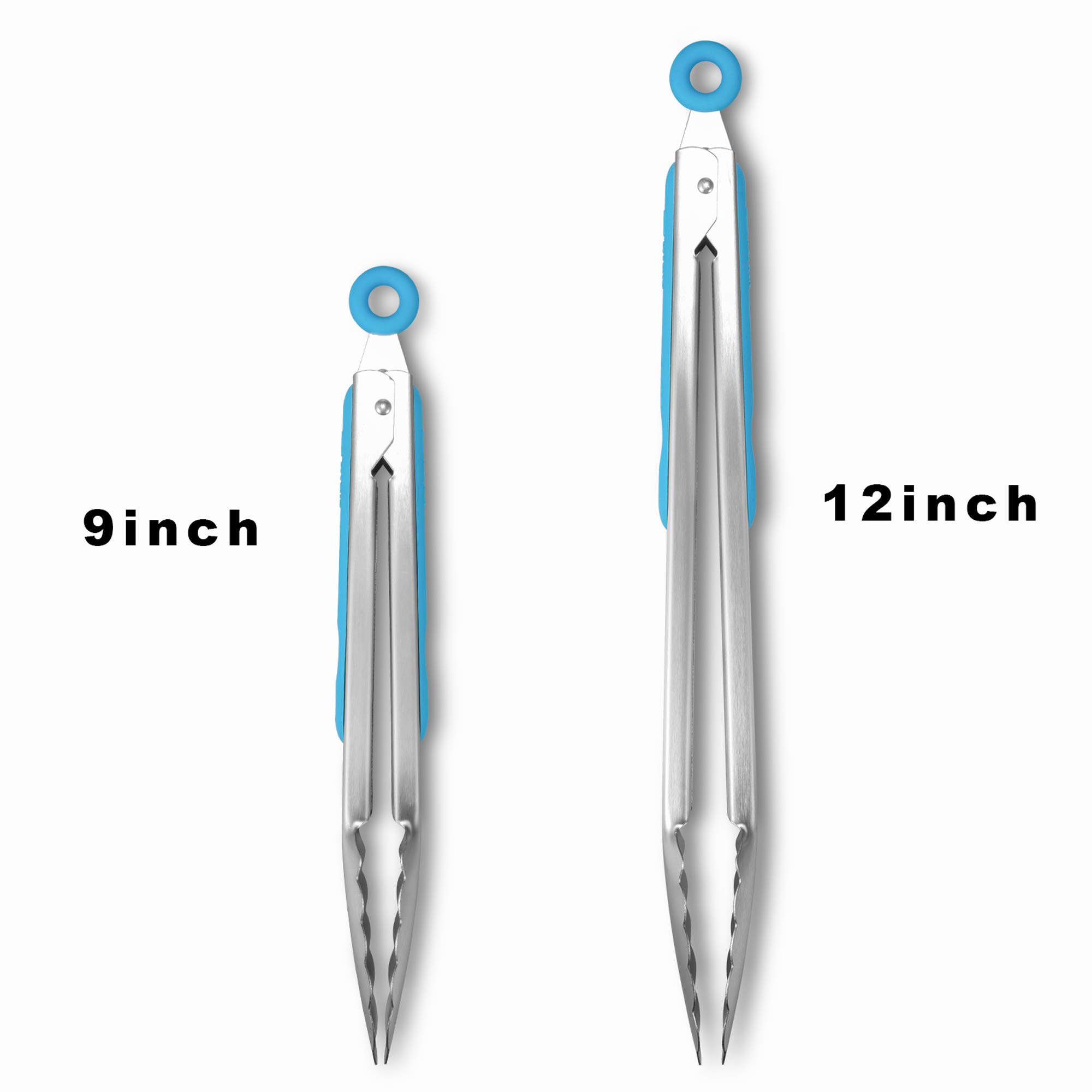 

9/12inch SetClip Food Clip Stainless Steel Bread Clip Cake Clip Extended Barbecue Clip Thick Buffet Clip Commercial Dish Clip