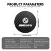 OOYR4 Carbon Fiber Car Coaster Water Cup Mat Drink Anti-slip Pad For BMW M Performance Alpina M3 M5 M6 X1 X3 X4 X5 G20
