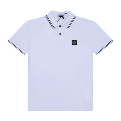 STone Island Mini logotipas su emblema Marškinėliai Polo K1s1522002sc