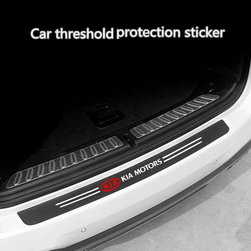 2026 Heißer Autoaufkleber Auto Kohlefaser Türschwellen-Schutzaufkleber für KIA sportage ceed sorento cerato optima picanto rio soul