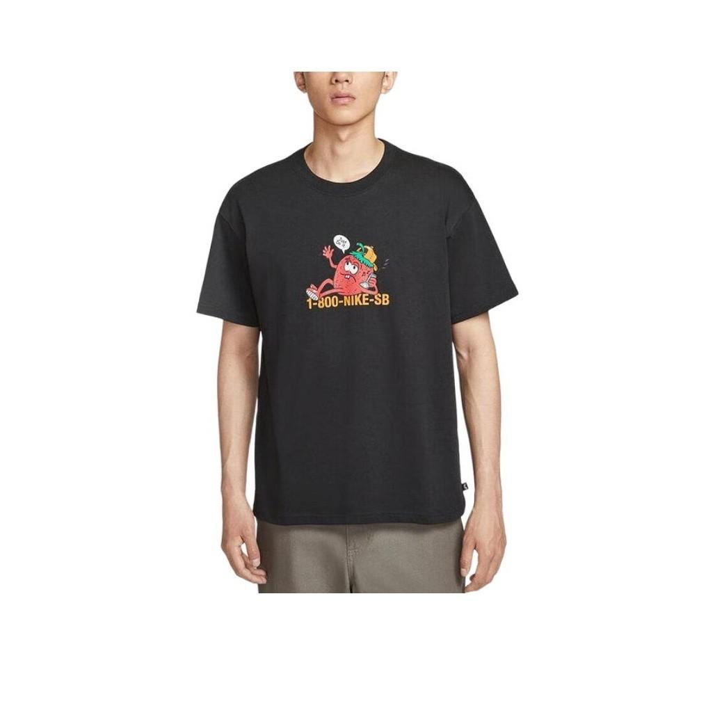 Nike Fashion Cartoon Anime Crew Neck Short Sleeve T-Shirt for Men M