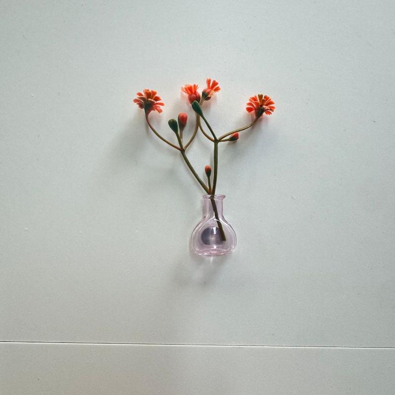 Mini Glass Bottle Flower Vase Fridge Magnets Big Small Sizes For Home Kitchen Diy Decoration Ornaments