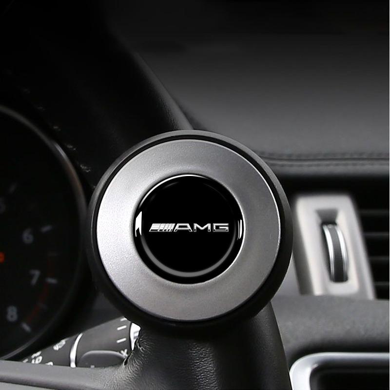 360 Degree Rotating Car Steering Wheel Booster Steering Wheel Knob Ball For Mercedes Benz AMG W212 W205 W246 W177 W176 W213 GLC GLE GLS Welcome Laser