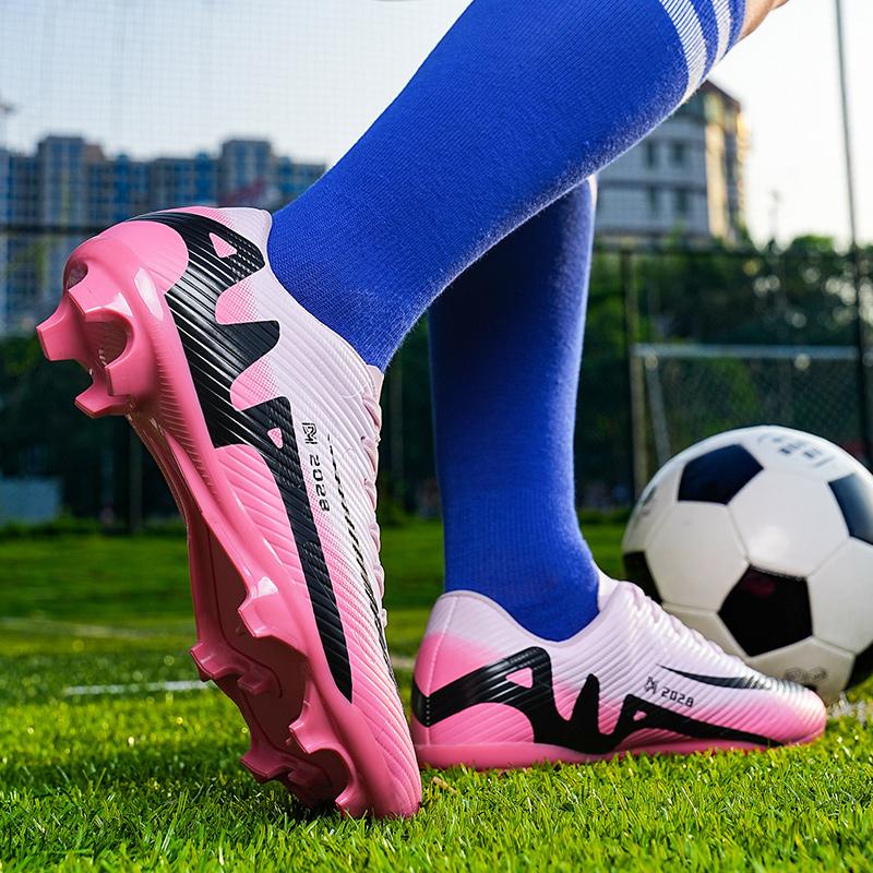 Men Football Boots Outdoor Society Soccer Shoes TF/FG Women Cleats Original Resistant Turf Football Shoes High Quality Sneakers