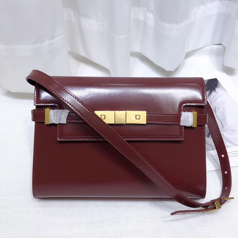 

New poplar forest Manhattan bag alligator pattern leather women s bag high-end single shoulder underarm women s bag 24x7x17cm