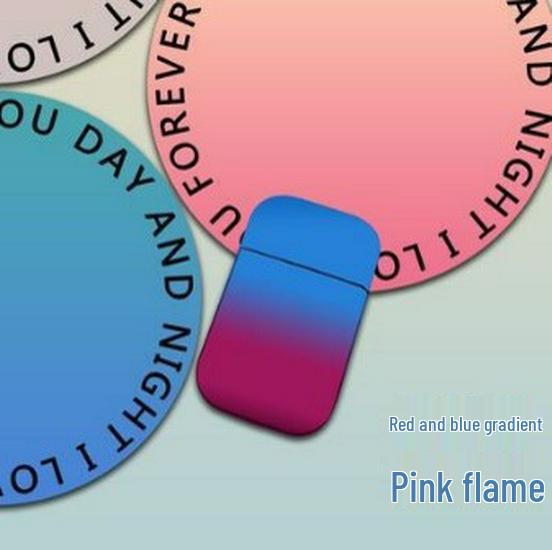Gradient Solid Color Inflatable Lighter: Creative, Trendy, Personalized Design for Logo Customization