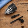 1.5-13mm Capacity Drill Chuck Tool Kit 3/8-24UNF Thread Drill Chuck Adapter  For Hand Drills