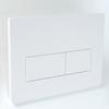 Upgrades Water Tank Button Panel Plastic Construction Easy Installs Strong Bathroom Flush Panel for Bathroom