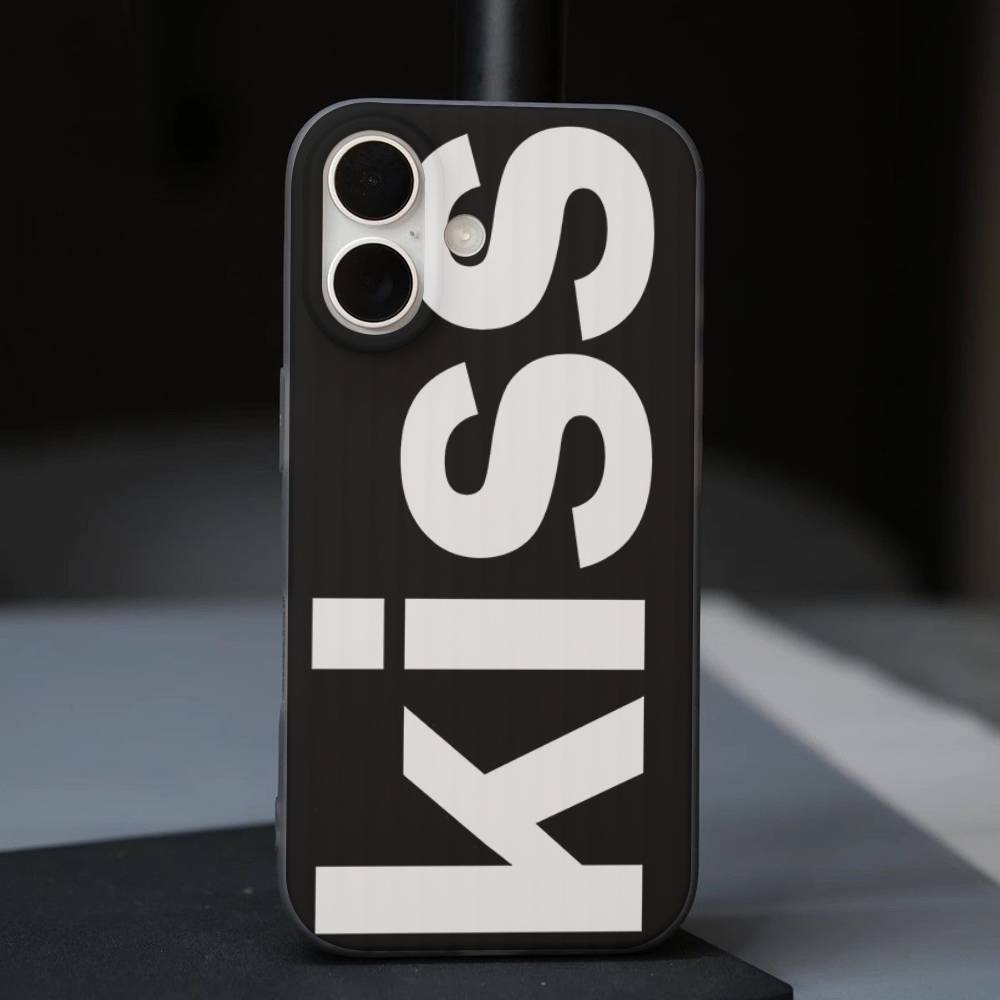 

NO And YES Personalized Black And White Letters Phone Case For IPhone 17 16 15 14 13 12 11 ProMax Plus Ripple Cover Shockproof iPhone 13