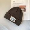Street wear Solid Colors Knitting Beanie Women Skullies Hat Fashion Design Korean Style Hat