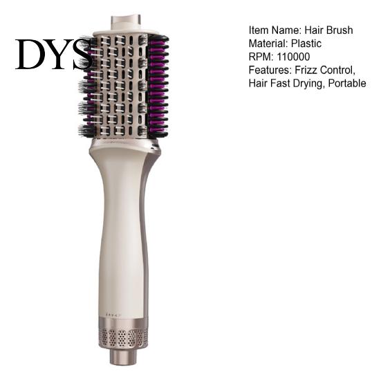 Hair Styler Brush 3-In-1 Blow Dryer Brush, Frizz Control Blowout Fast Volumizing Hot Air Drying Styling Portable for Women