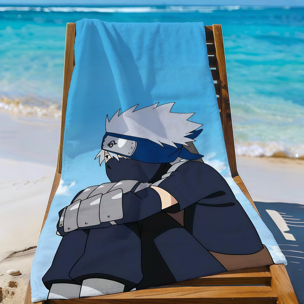 N-Naruto-S Kakashi-S Cool Towel Sports Quick Dry Travel Camping Gear Sandproof Soft Light Large Beach Towel
