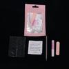 Wearable Nail Art Kit: Includes Double-Sided Jelly Glue, Nail File, and Alcohol Wipes.