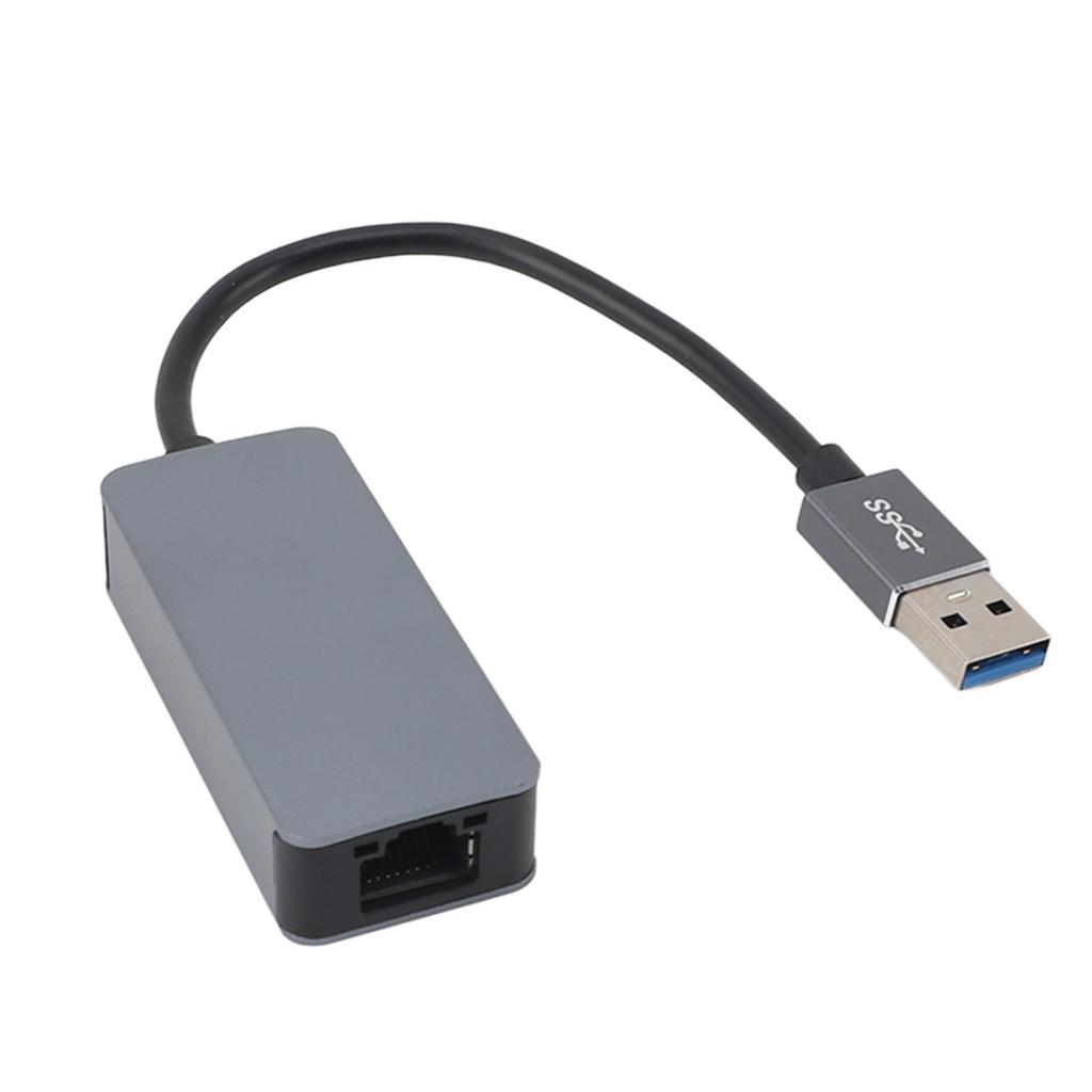 USB 3.0 to 2.5G Ethernet Adapter High Speed Plug and Play Portable USB 3.2 USB AM to 2.5Gbps Ethernet Adapter for