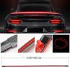 120 cm LED Spoiler Auto Licht Für Universellen Heckflügel Schwarze Kohlefaser Die 3. Rückleuchten LED Bremslicht 12V