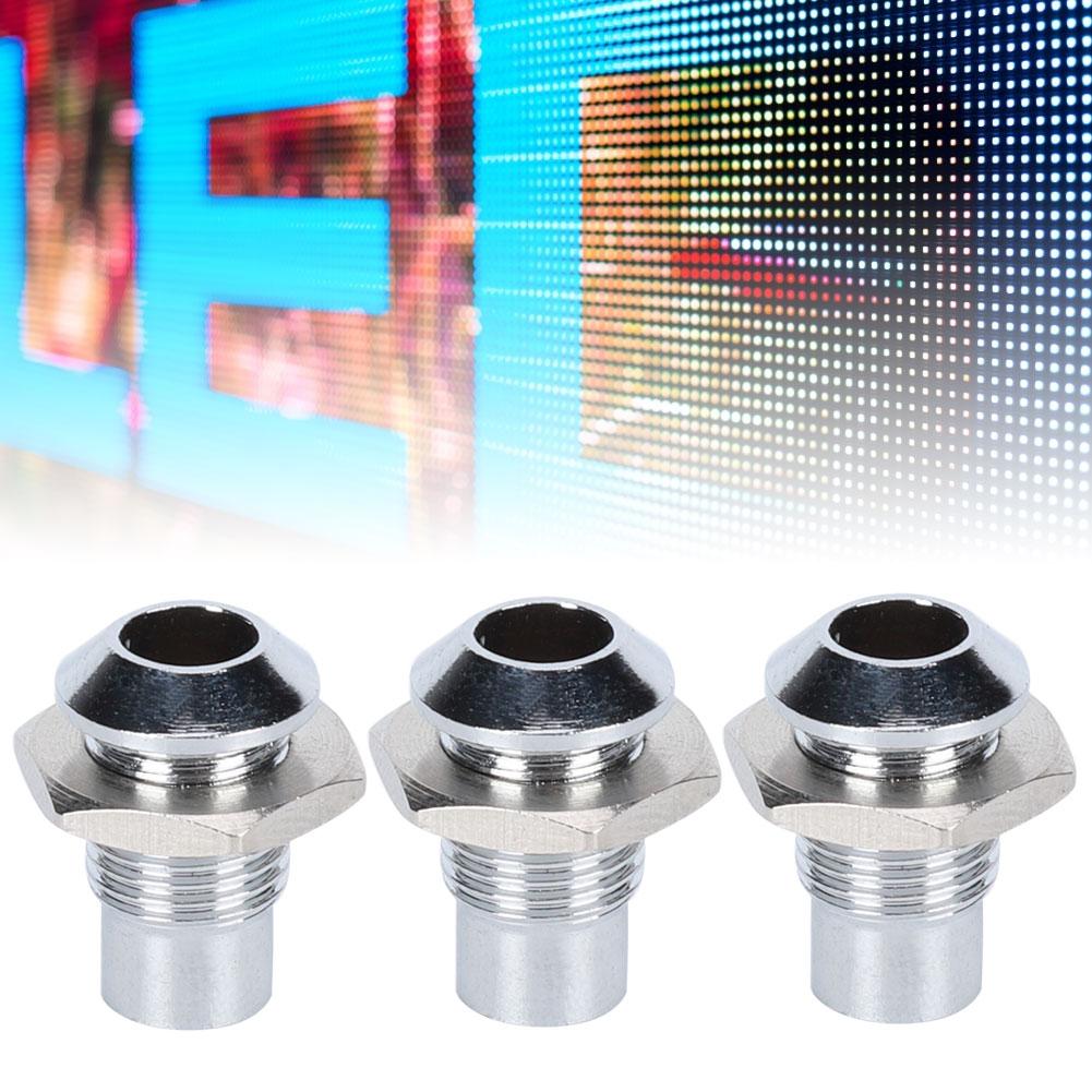 10 ks Konvexní měděný kovový držák LED pro 5mm 0,2in světlo emitující diodu