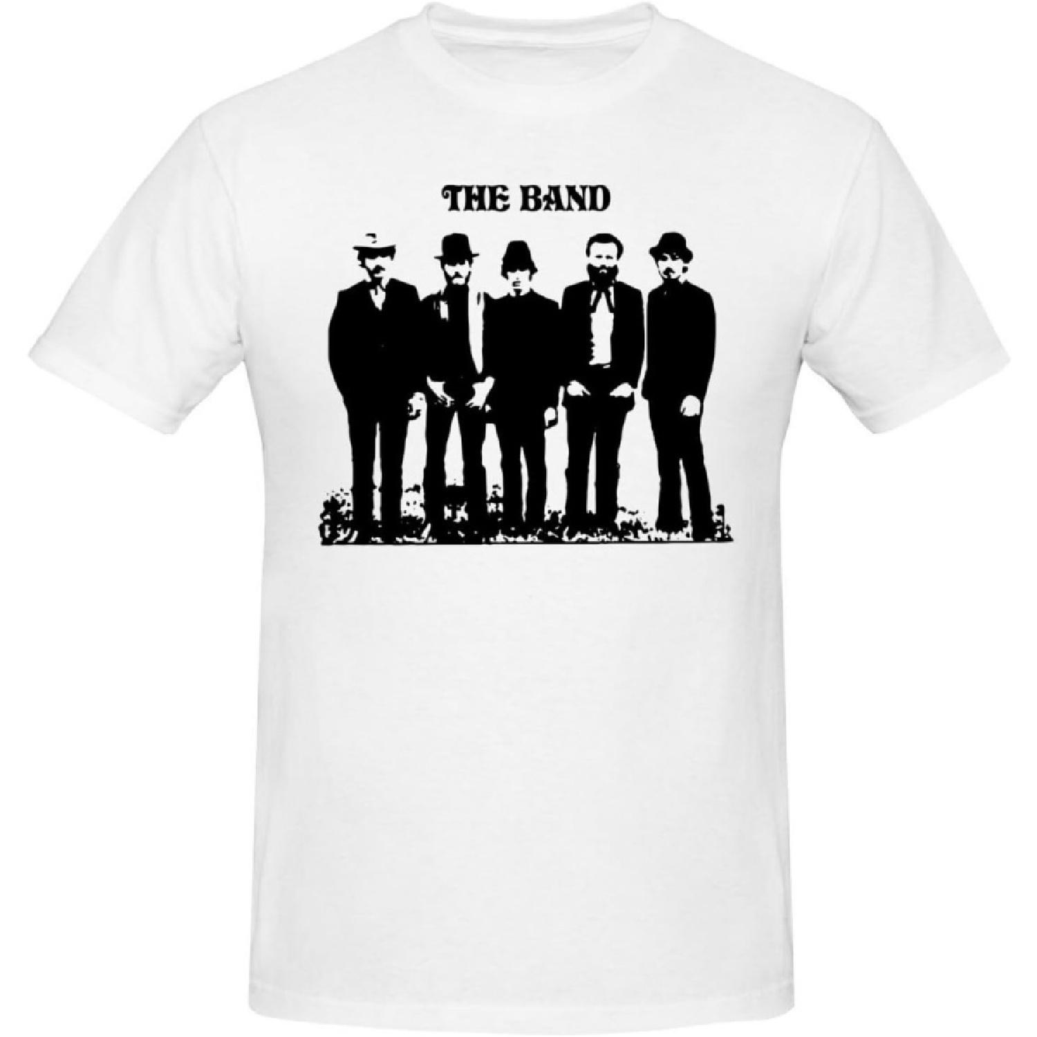 

JOISOMI Men s T-Shirt The Band Short Sleeve T-Shirt for Men Loose Fit Workout Shirts XXXXXL білий