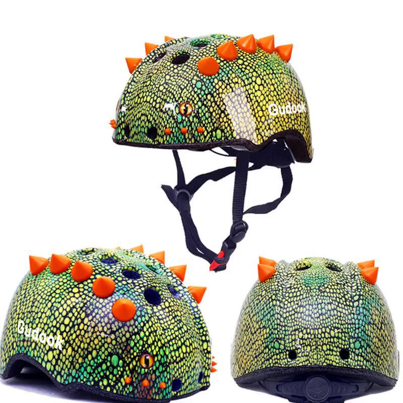 

3D моделирование динозавров для детей и подростков Спорт Велоспорт Скейтборд Роликовый скейтборд Защитный шлем S/M size 50-57cm