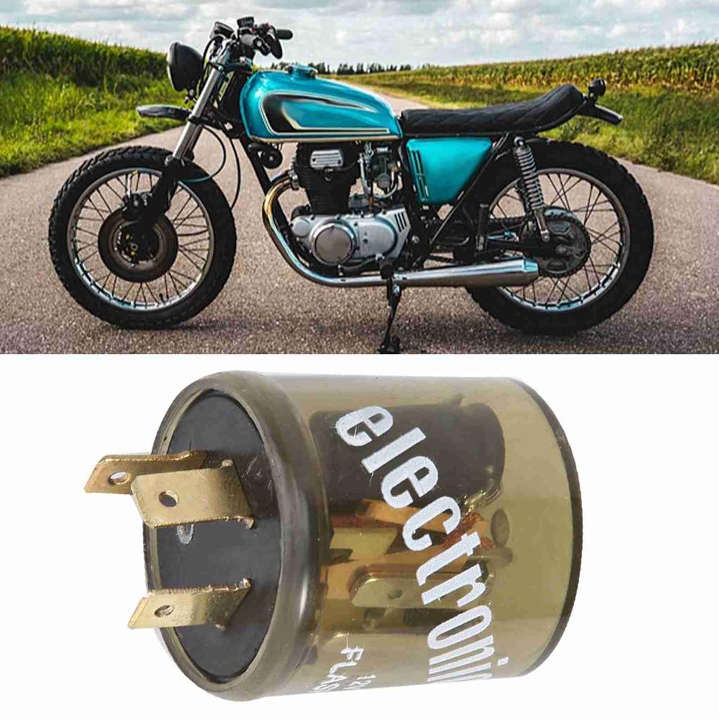 3Pin 12V 20A Round Style Electronic Turn Signal LED Flasher Relay Fits For Honda