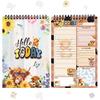 To Do List Notepad - Highland Cow Spiral Memo Pads Work Planner Reminder Daily Planner Pad for Desk Accessories Office Supplies Work School,80 Sheets