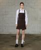 Alikim Meow Buckle Mini Dress / Brown