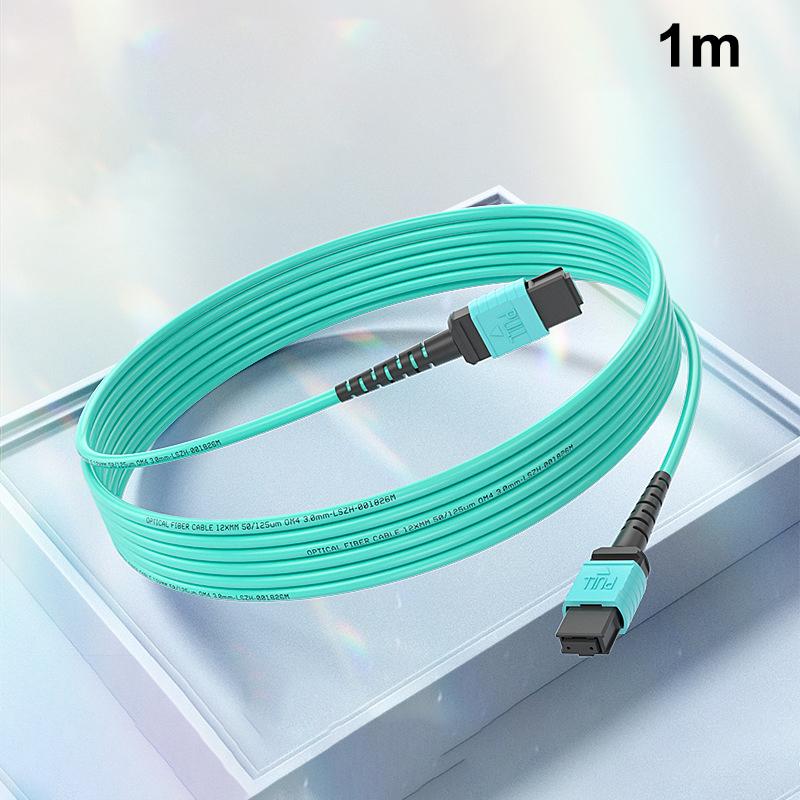

Optical Module Connection Cable Mpo Cable 8 Fiber Female To Female Mpo-Mpo Multi-Mode Type B Om3 Fiber Optical Patch Cord A1
