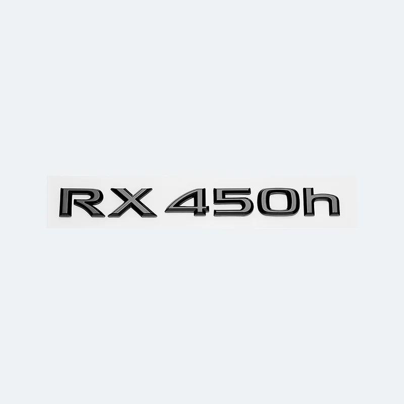 3D Glossy Black Letters Car Trunk Fender Emblem Logo For Lexus RX200t RX270 RX300 RX350 RX450h RX450hL HYBRID Accessories