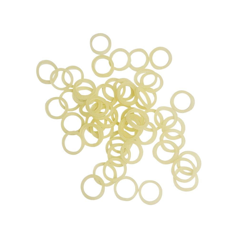 100Pcs Dental Yellow Elastomer Latex Rings Braces Rubber Bands Non-Toxic 3.5Oz for Orthodontic Treatment