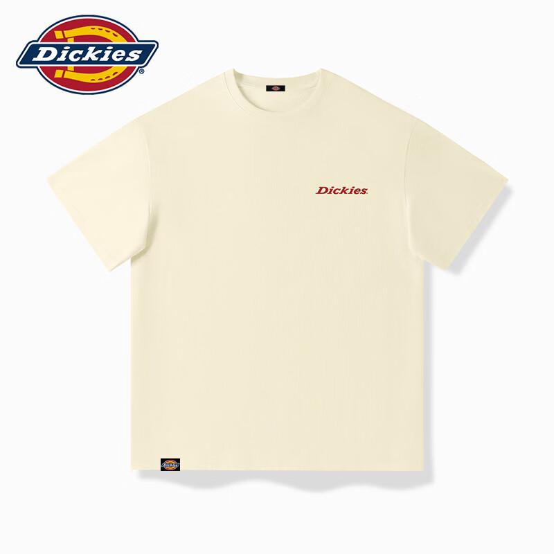 Dickies Men's American Retro Red Logo Print T-Shirt