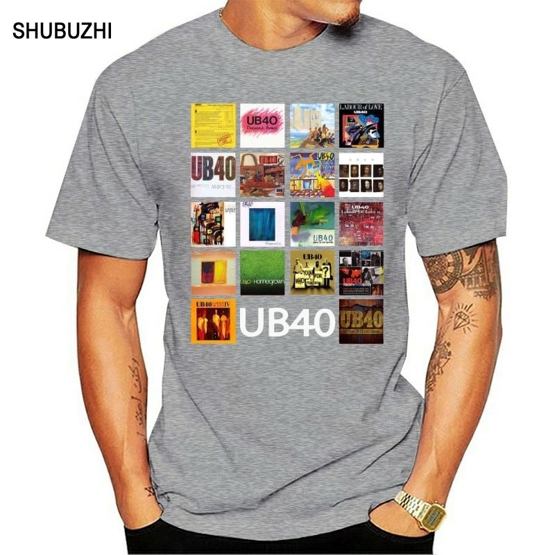 UB40 VARIOUS COLOURS CREW NECK SHORT SLEEVE TSHIRT Brand Cotton Men Clothing Male Slim Fit T Shirt Short Sleeve Basic Tops