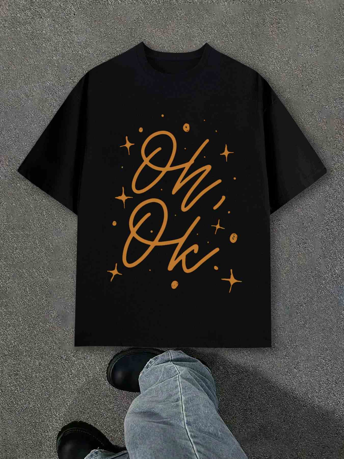 T-Shirt Y2K Starlit Oh Black 3XL
