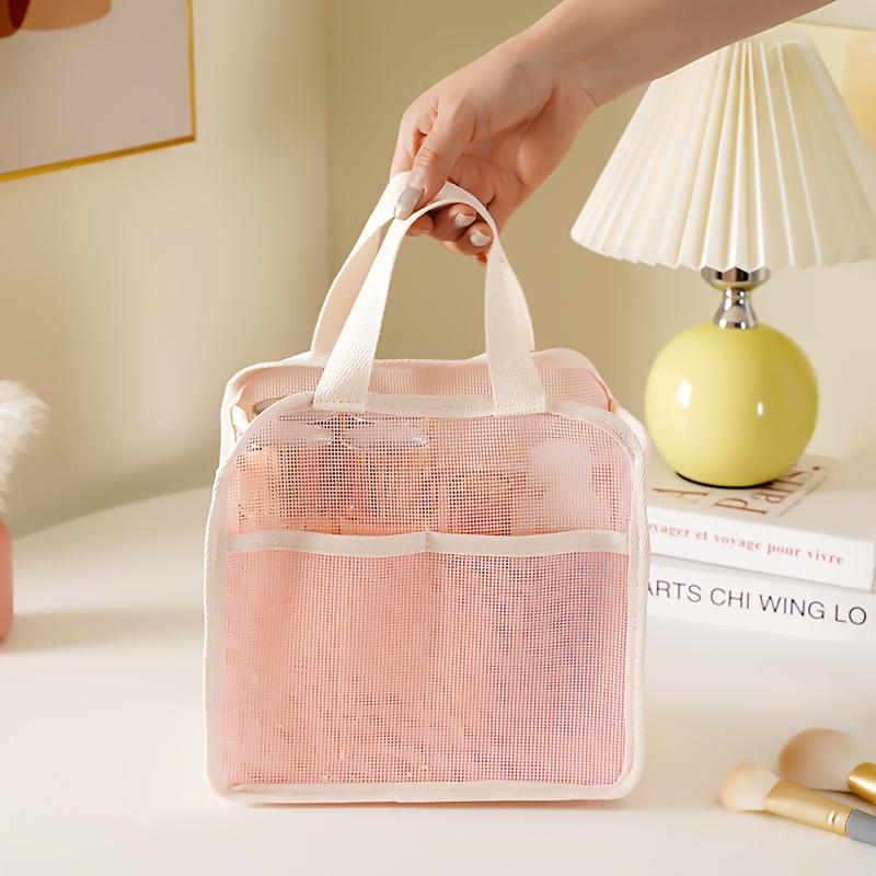 Mesh Portable Shower Caddy, Large-capacity Shower Bag, Also Suitable for Beach, Swimming, and Gym Use,Oversized Beach Bag