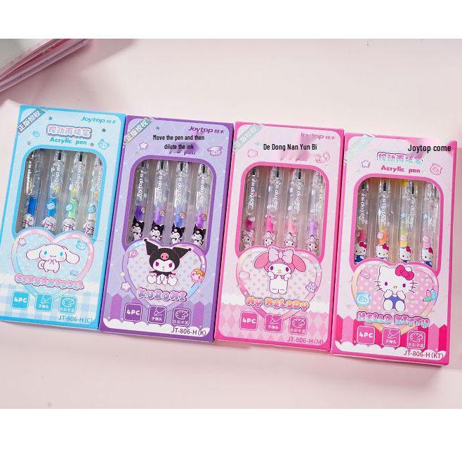 Sanrio Kuromi Clickable Gel Pen: Stylish Acrylic Highlighter for Creative Students