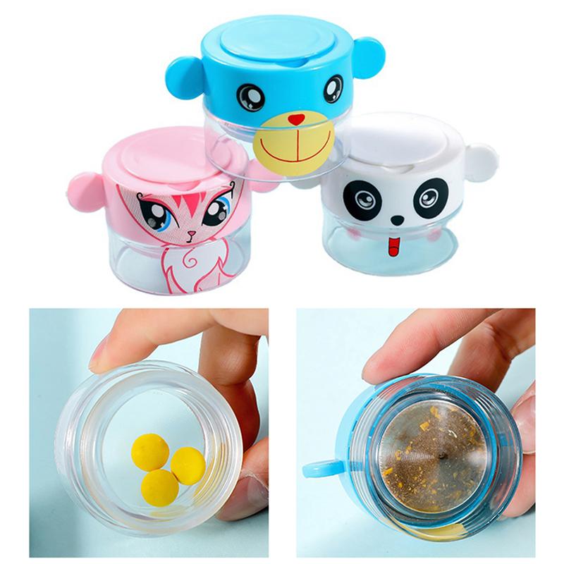 Multifunction Portable Powder Tablet Grinder Powder Pill Cutter Medicine Splitter Box Storage Pill Crusher Plastic Grinding Box