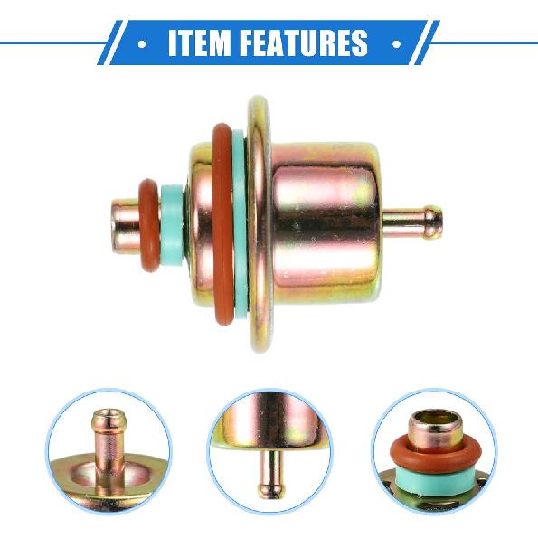 Kraftstoffdruckregler Kompatibel für Jeep Wrangler 1991-1995, Langlebiges Metall Bronzefarbe