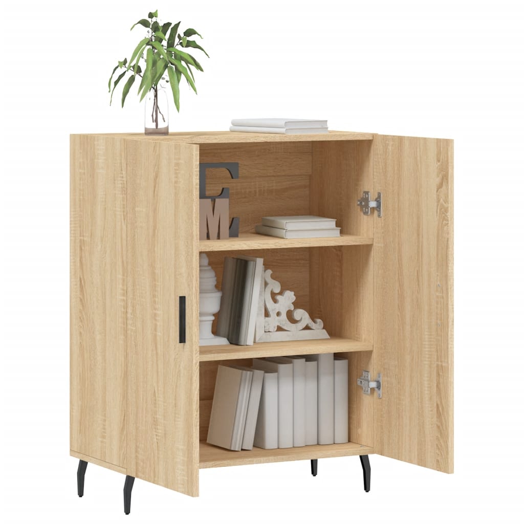 Vidaxl Cabinet, Sonoma Oak, 69.5X34X90 Cm, Wood-Based Material