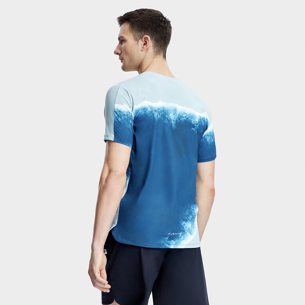 New FILA FW23 T Shirt Men's All Over Print A11M331109F-ZA