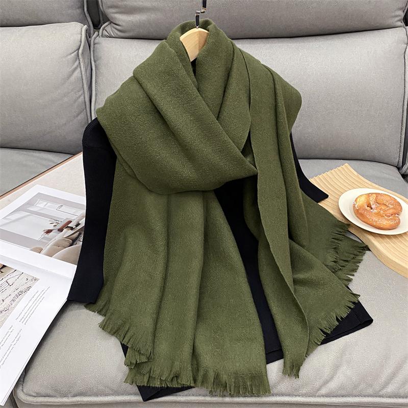 Winter Kaschmirschal Damen Luxus Herbstschal Pashmina Taschentuch Dame Pareo Weich Outdoor Unisex Winddicht Bufanda