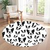 Dog Round Floor Mat Perfect for Living Rooms Dormitory Entryway Playrooms Antislip Round Carpet Anime Office Decor Perfect Gift for Friends Family