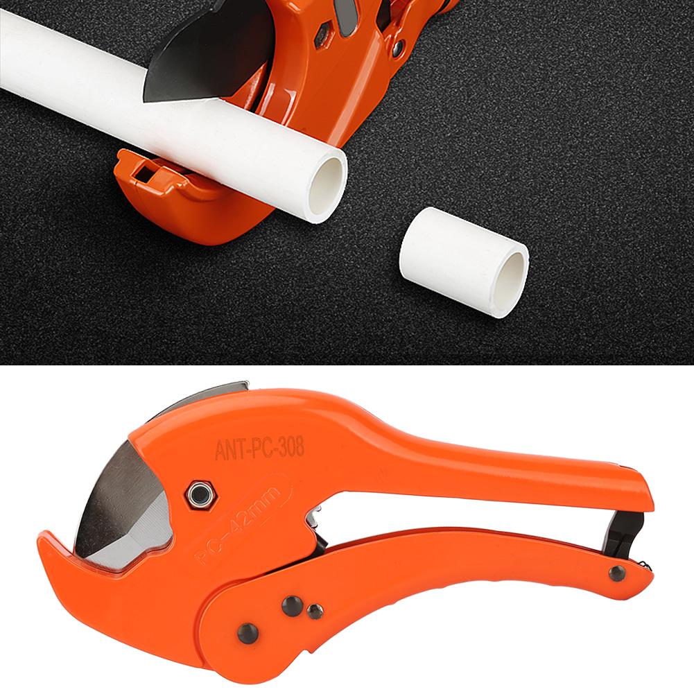 Portable Pipe Cutter Plastic Polythene PPRCelsiusPVC Gas Pipe Water Hose Cutter Steel Blade (pc-303)