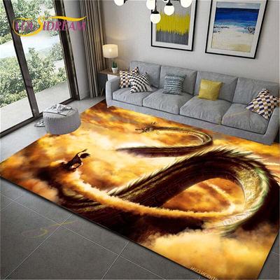 Anime Dragon Ball Goku Covor pentru zonă de joacă pentru copii Covor de podea pentru jocuri cu desene animate model 3D Covor decorativ pentru sufragerie