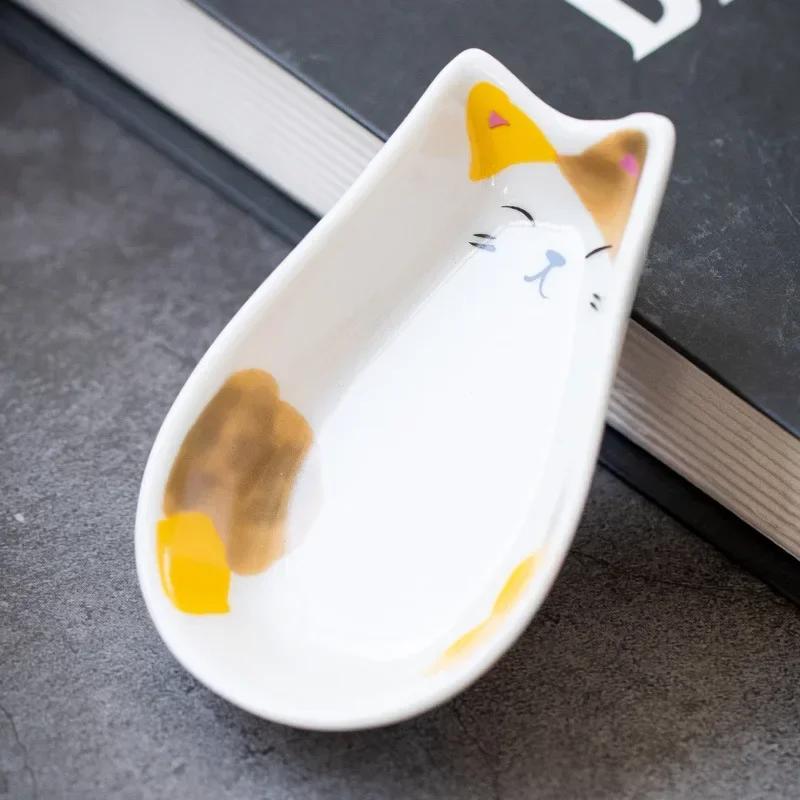 Japanischer Stil Keramik winziger Teller Kreativität Zuhause Restaurant Sojasauce Essig Senf Würze Tier Keramikschale Küche