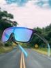 Cycling Full Frame Sunglasses Sports Cycling Glasses Windproof Women And Men Cross-border Colorful Street Photography 68208