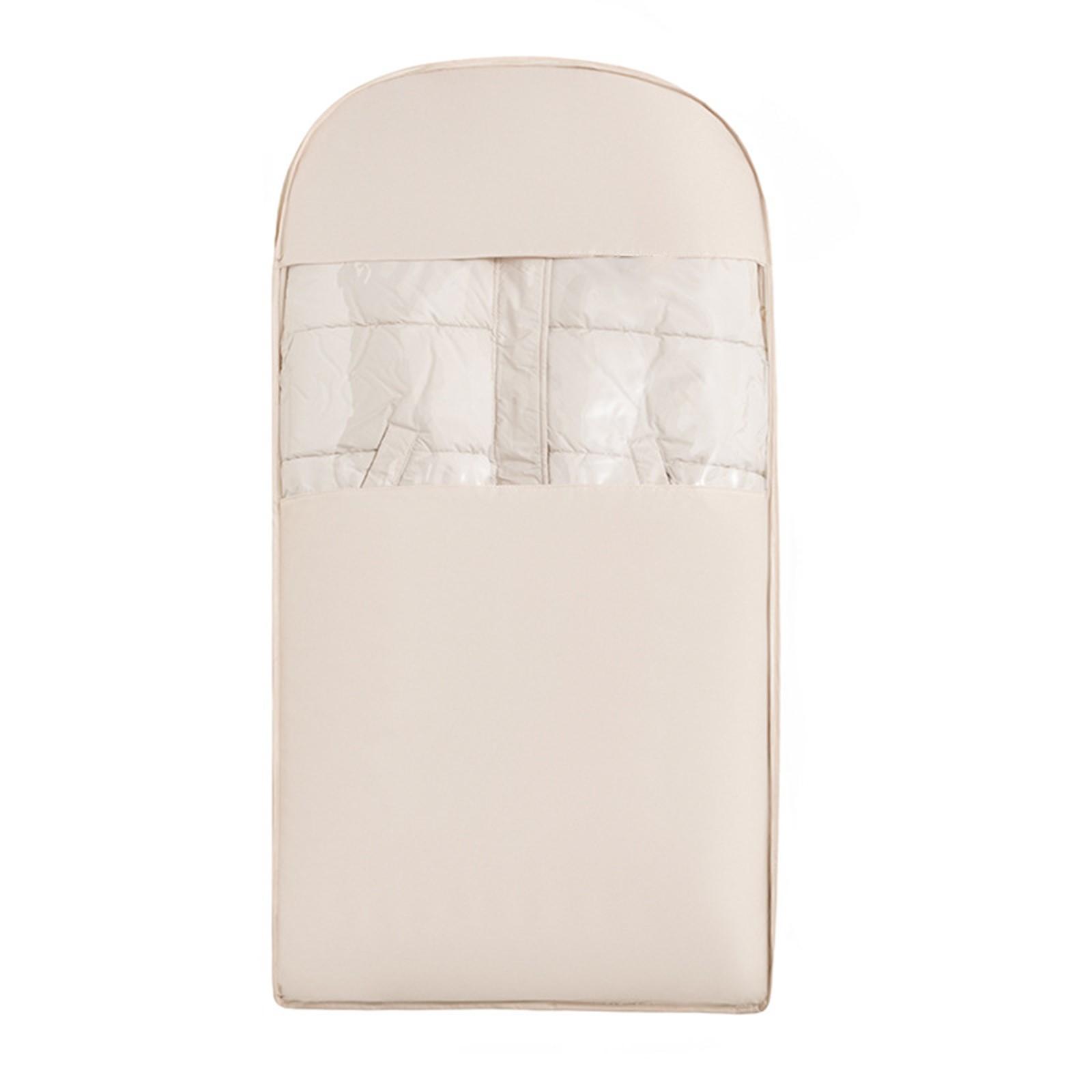 

Специальная сумка для хранения пуховой куртки Peach Skin, компрессионная одежда, чехол для вешалки, прозрачная сумка для домашнего гардероба One Size жёлтый