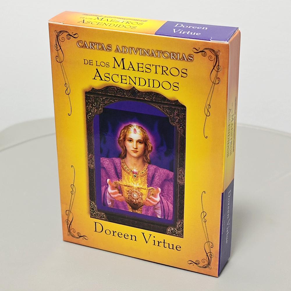 Ascended Master Oracle Deck In Spanish Language 10.4*7.3cm 44 Pcs Oracle Cards
