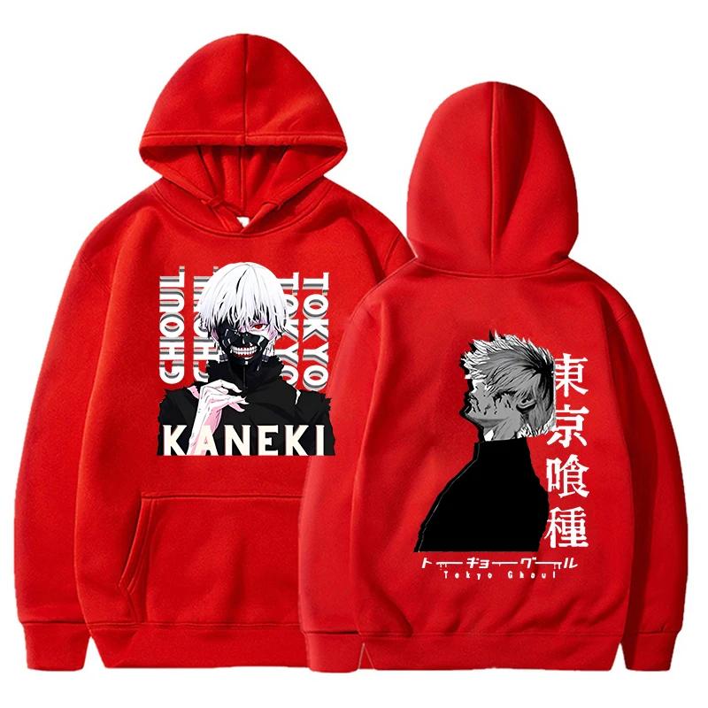 New Men's Women's Winter Autumn Fashion Hooded Kaneki Ken Casual Long Sleeve Hoodies Funny Anime Pattern Sweatshirts Loose Tops