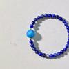 4mm Herbst und Winter Natürlicher Lapislazuli Design Sinn Basic Pendler Armband Armband