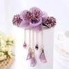 Long Tassels Hairpin Elegant Comfortable Hair Barrette Simple Temperament Hairpin for Special Occasion